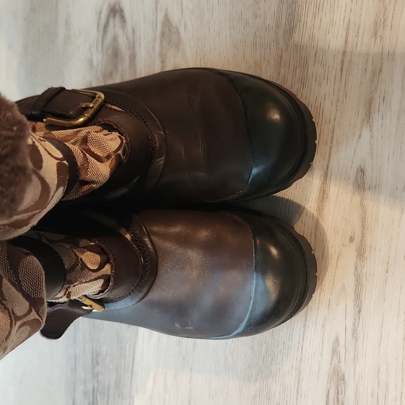 Coach Signature Snow/Rain Boots - Picture 2 of 9